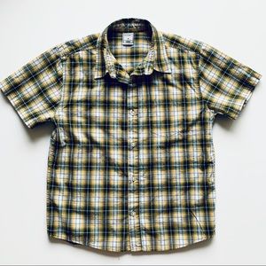 Boys Plaid Short Sleeve Button Up Shirt